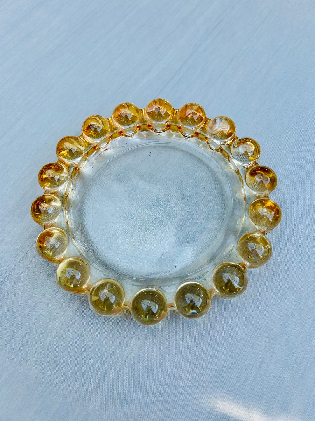 Ashtray Collection 32: Vintage Bubble Glass Ashtray - Etsy