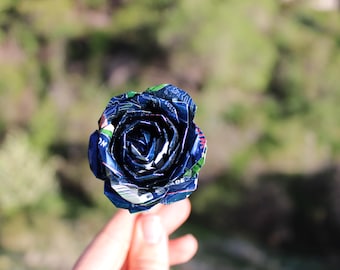 Recycling Cayman Jack Can Rose - Upcycled Aluminium Blumen
