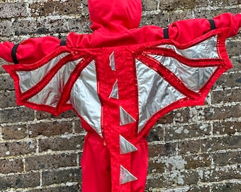 Patrón de costura de alas de dragón