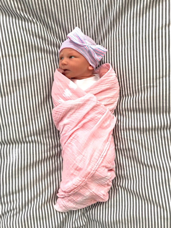 pink baby swaddle