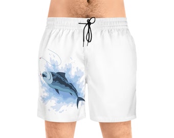 Short de bain mi-long pour homme (AOP)