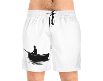 Short de bain mi-long pour homme (AOP)