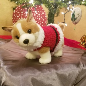 Cat or Small Dog Christmas Santa Sweater
