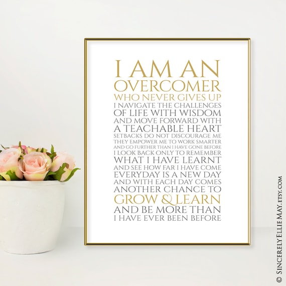 Have Courage and Be Kind Wall Decor teacher gift- small sign- Printable Quote Motivational Print Wall Art mom gift Living Room Decor Home Decor College Dorm Room Decorations