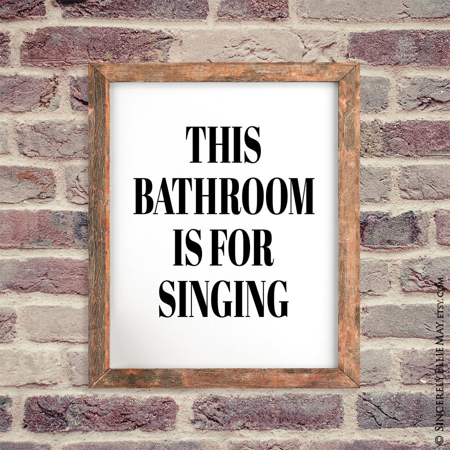 Funny Bathroom Printables YOU PRINT This Bathroom is for - Etsy UK