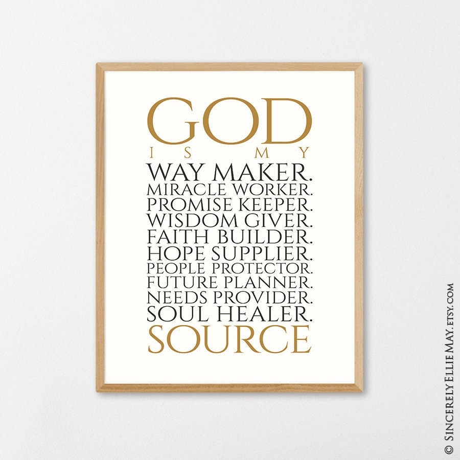 6719 - Way Maker  My God
