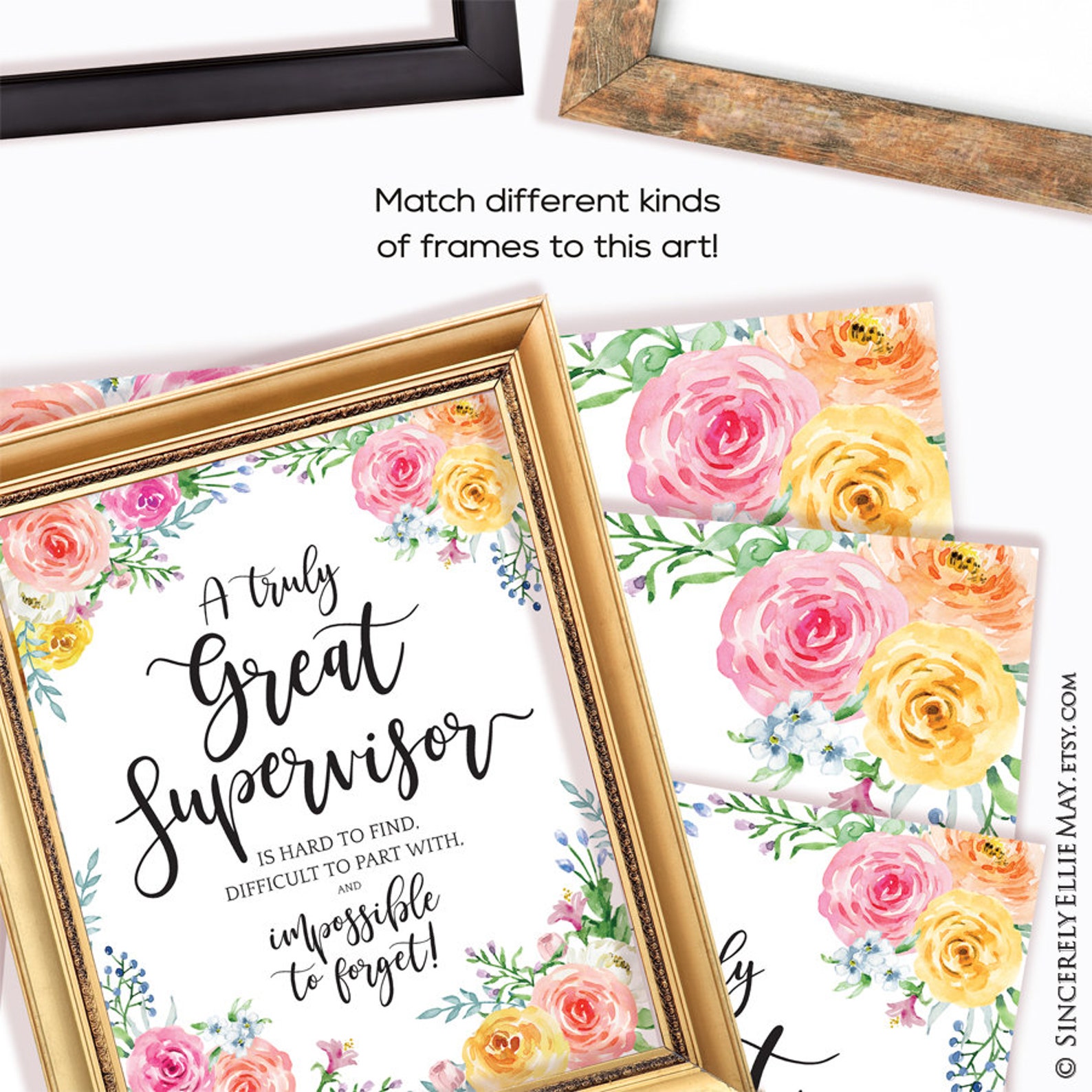 Supervisor Retirement Gifts A Truly Great Supervisor is Hard Etsy