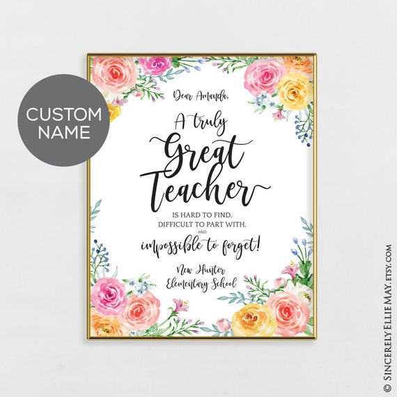 wallpapers Thank You Art Teacher Appreciation Quotes teacher appreciation quotes custom names wall art you print etsy