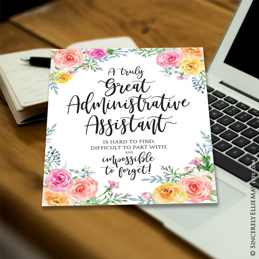 Administrative Assistant Gifts great as Administrator Thank Etsy