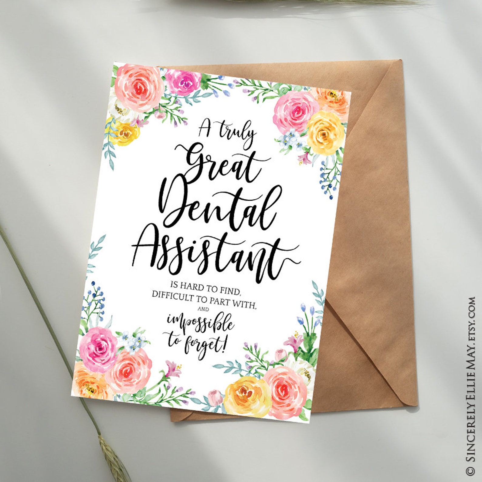 Dental Assistant Gifts Dental Assistants Appreciation Wall Etsy