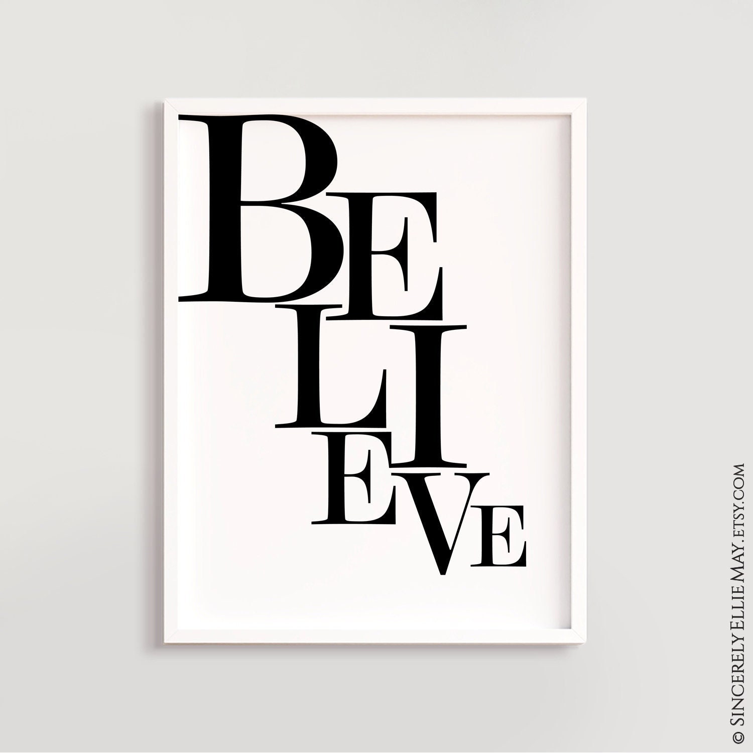 Modern Decor One Word Wall Art Positive Vibes Printable Etsy