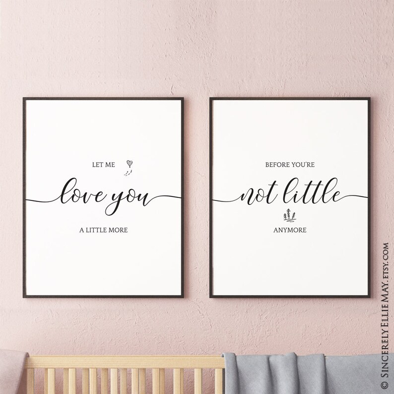 Download Let Me Love You A Little More Quote Little Boy or Girl ... Download Let Me Love You A Little More Quote Little Boy or Girl ...