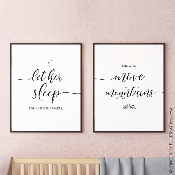 Let Her Sleep - Etsy