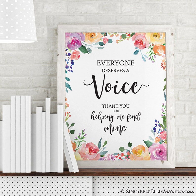 speech pathology gift quote printable everyone deserves a etsy