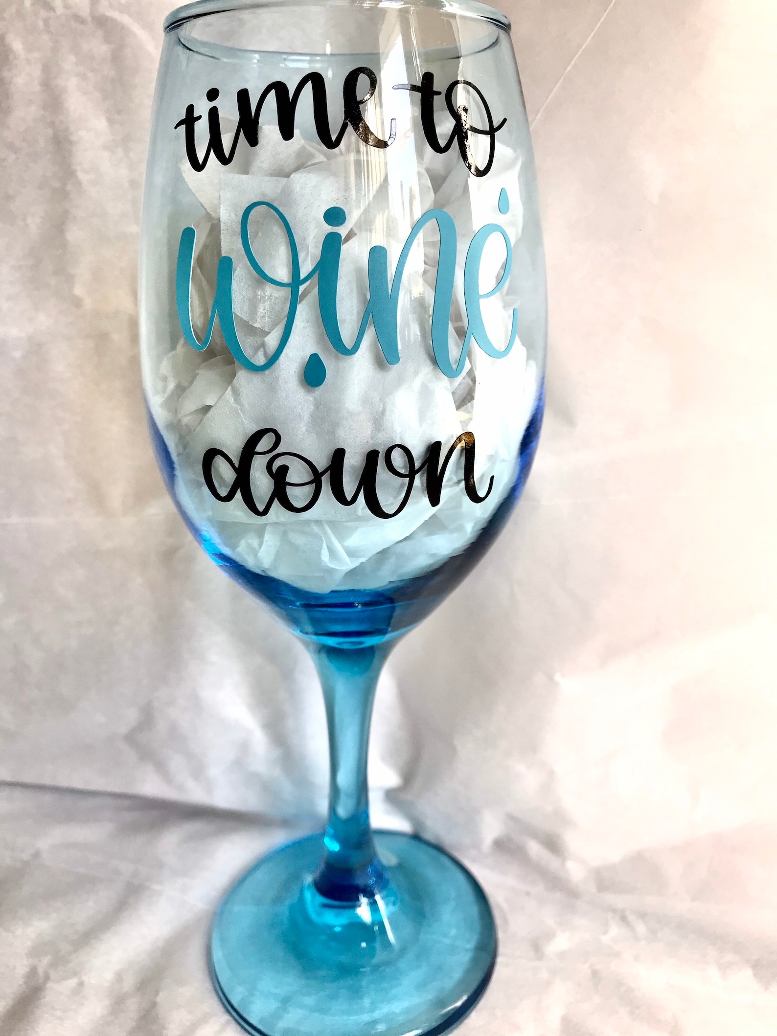 Wine glasses with vinyl Etsy