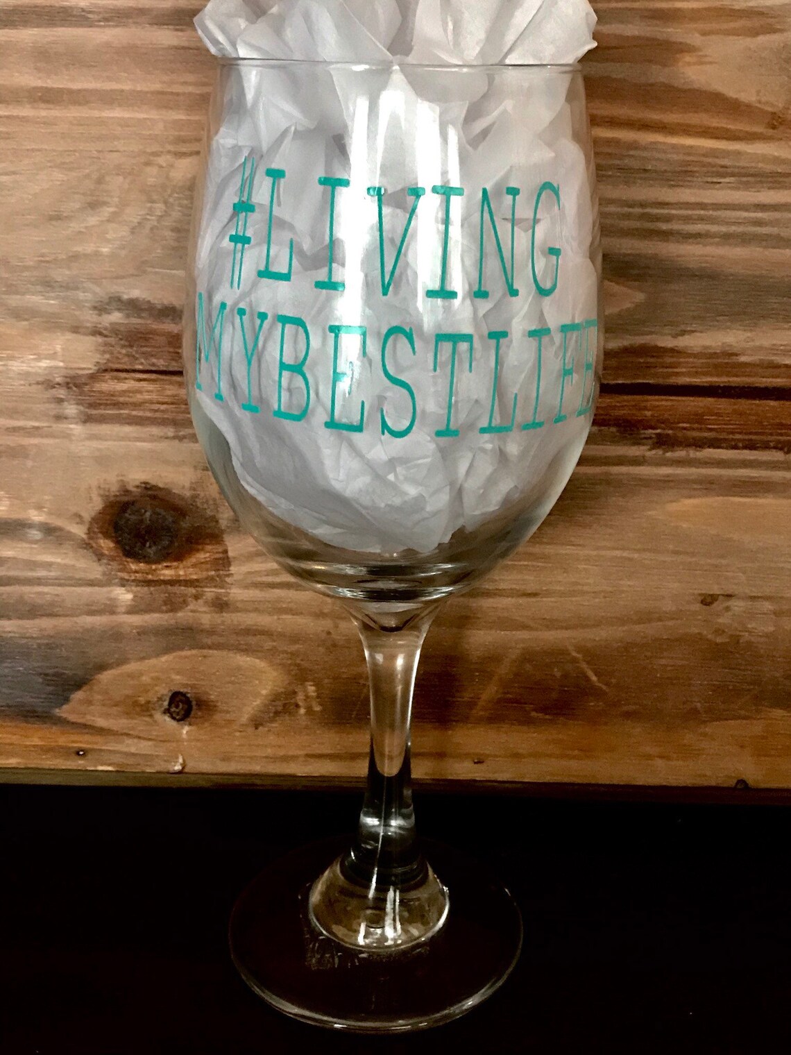 Wine glasses with vinyl Etsy