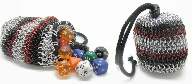 Chainmaille Dice Bag image 5