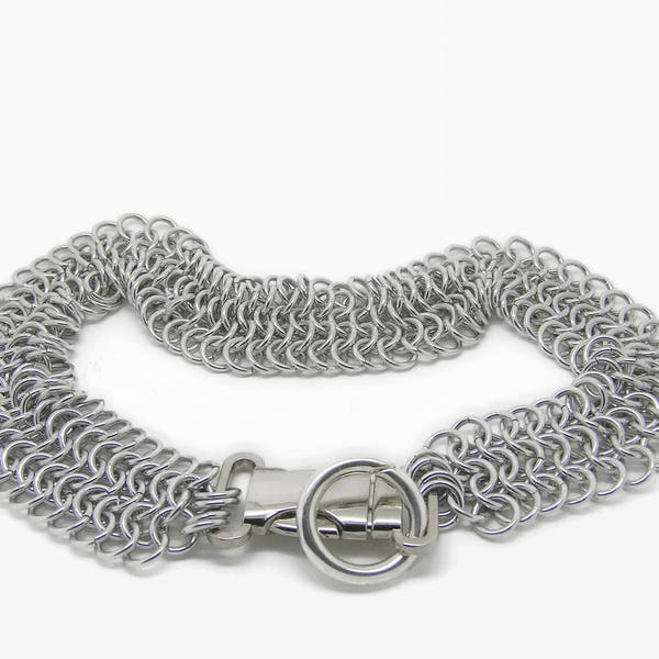 Chainmaille Collar Etsy