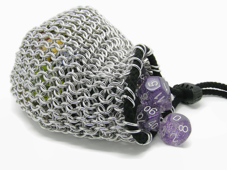 Chainmaille Dice Bag image 2