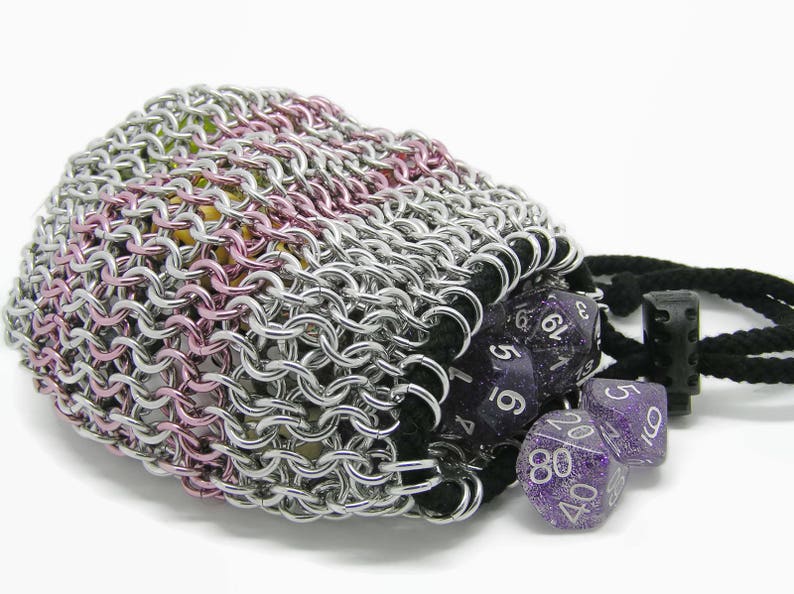 Chainmaille Dice Bag image 7