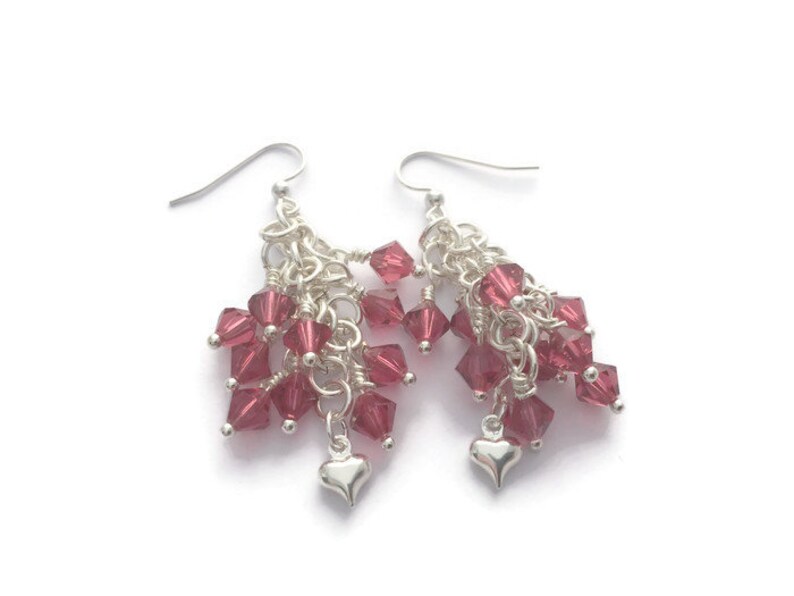 Cherry Heart Earrings image 1