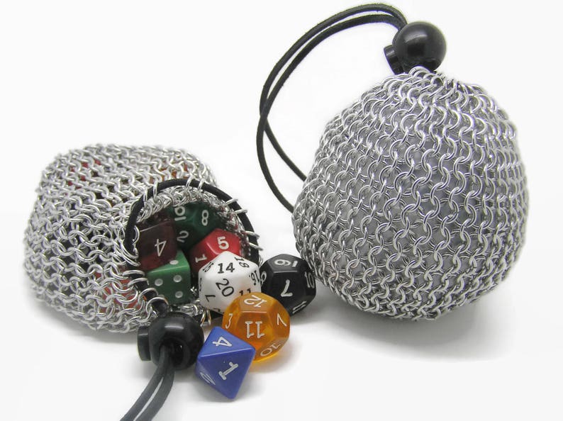 Chainmaille Dice Bag image 3