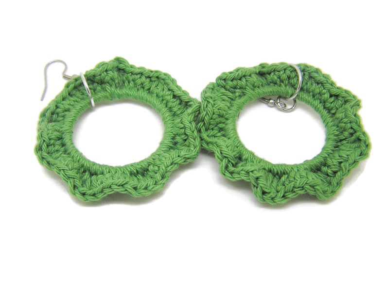 Mini Dani Crocheted Earrings image 1