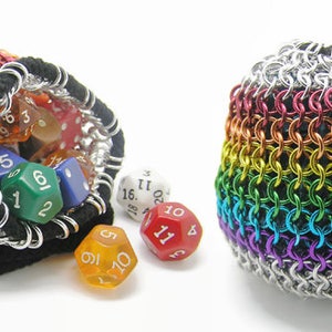Chainmaille Dice Bag image 4