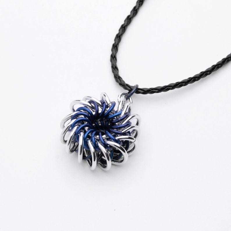 Whirly Gig Pendant Blue