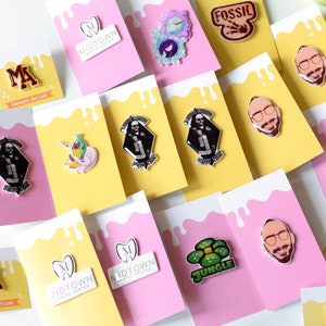Custom Lapel Pins- Any Logo, Art or Photo Pin, Made to Order