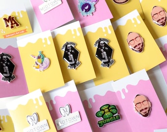 Custom Lapel Pins- Any Logo, Art or Photo Pin, Made to Order
