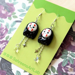 Kawaii earrings- Halloween earrings-Halloween decor-Spooky season-Horror-Anime earrings-Anime jewelry-Cute earrings-Earrings gift for her
