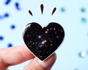James Webb telescope Nasa enamel lapel pin-Valentines day pin-cosmos-space stars pin-enamel pin-enamel pins-badge-brooch for her backpack