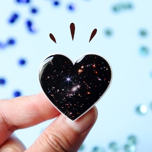 James Webb telescope Nasa enamel lapel pin-Valentines day pin-cosmos-space stars pin-enamel pin-enamel pins-badge-brooch for her backpack