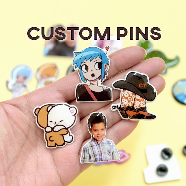 Custom Pins Etsy