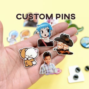 Custom logo Pins/Acrylic Lapel Pin/Enamel Coated Brooch/Custom Art/Personalised/custom lapel pins/custom pins/custom pin/custom lapel pin