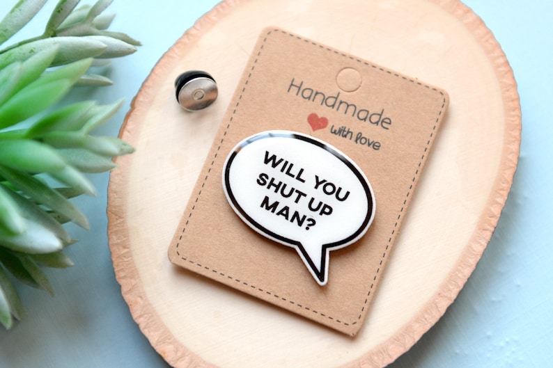 Jesus 2020-Biden Harris 2020 Enamel lapel Pin-Pins for democrats-Vote-Pins for Boards-Presidential Debate Will you shut up man pin Kamala