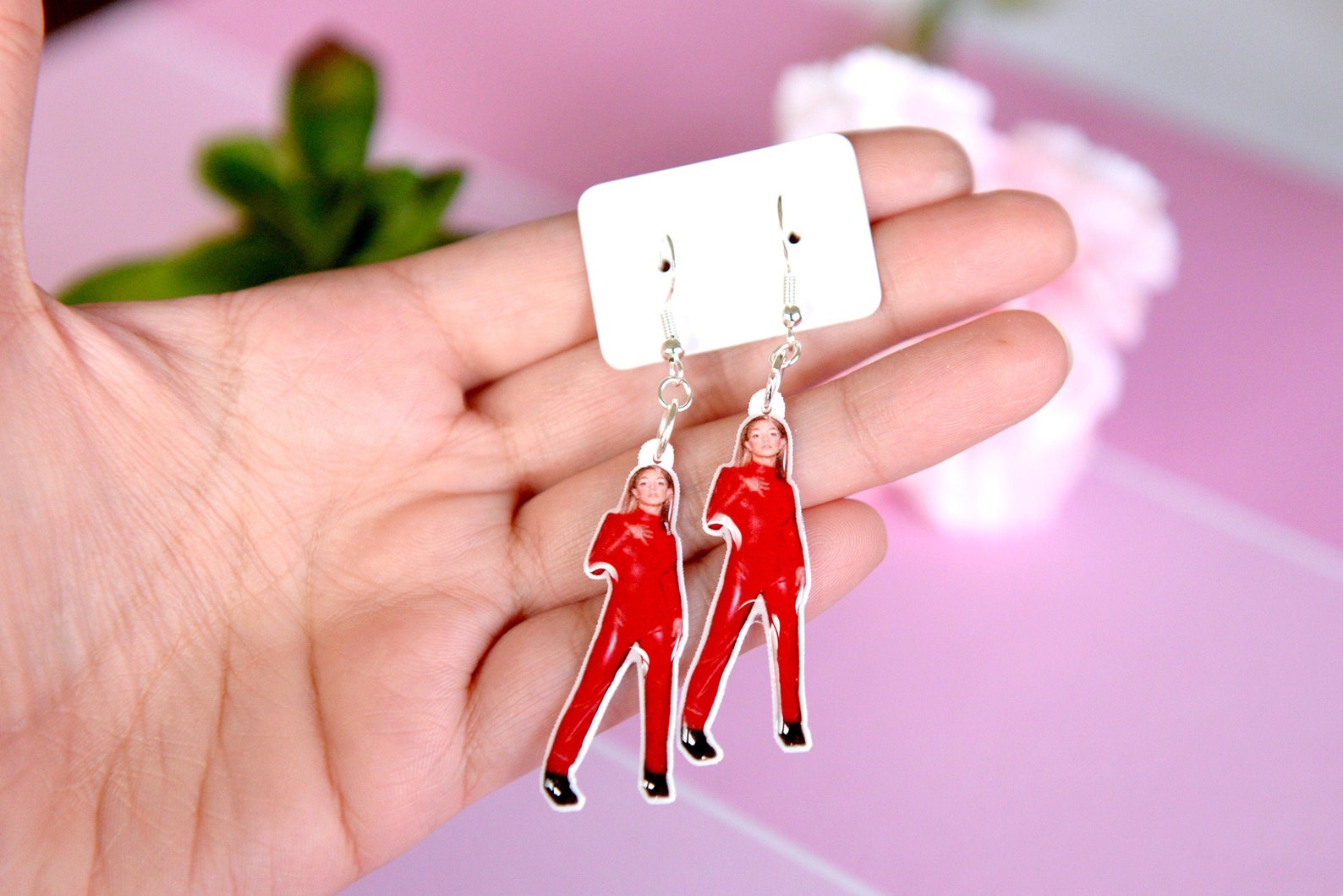 Britney Spears Earrings Britney Statement Earrings Statement Etsy