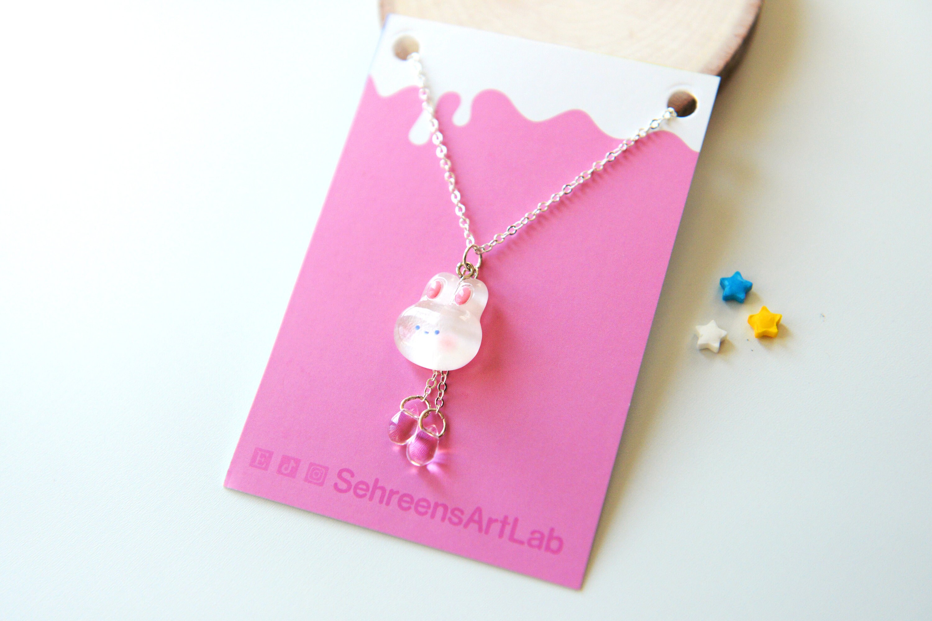 ネックレス・チョーカー ReinSein Cute Bunny Necklace UK510 Amazon.com: X9H8N9 Bunny Necklace Bunnies Pendant Kpop