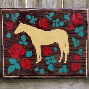 Thoroughbred and Roses