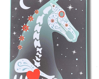 Dia de los Muertos Saddlebred