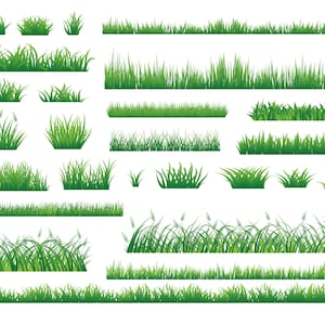 green grass svg, grass clipart, grass vector, grass cut file, grass eps, grass silhouette, grass png,  grass border, grass line svg