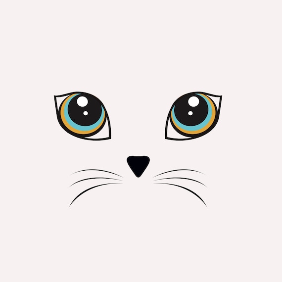 Premium Photo  A anime like cat with orange eyes desktop background
