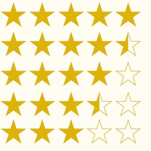 星レビュー svg、5 つ星 svg、5 つ星レビュー svg、評価 svg、否定的なフィードバック、肯定的なフィードバック svg、