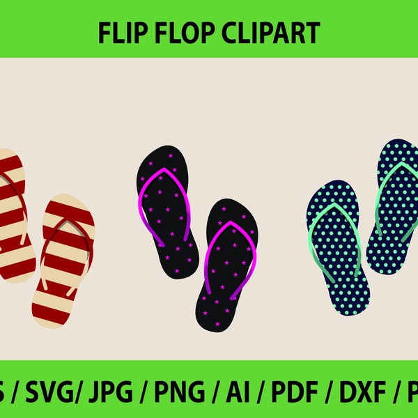 Tongs svg, sandales svg, Sandales clipart, flip flop eps, sandle png, sandales de plage eps, chaussures svg, vecteur flip-lops de plage