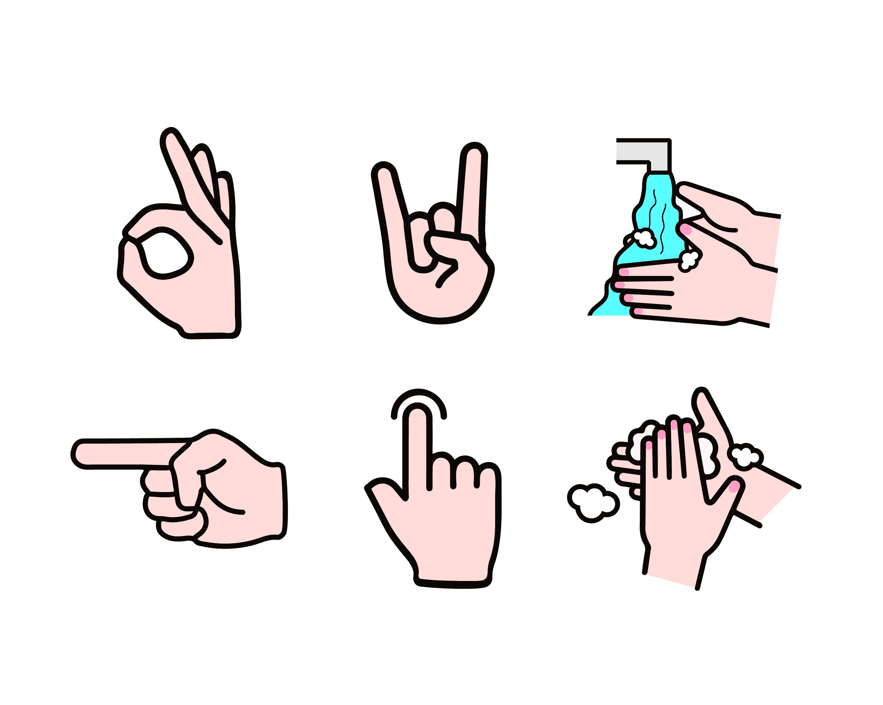 Zombie Hände Spaß und lustige Gesten Emoticons PNG ClipArt Kollektion  Elements - .de
