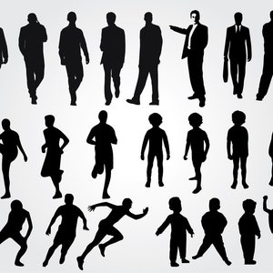 man silhouetten svg, jongen SVG, zwarte silhouet digitale clipart, lichaam silhouet eps, man ontwerp vector, jongen silhouetten svg, png, eps