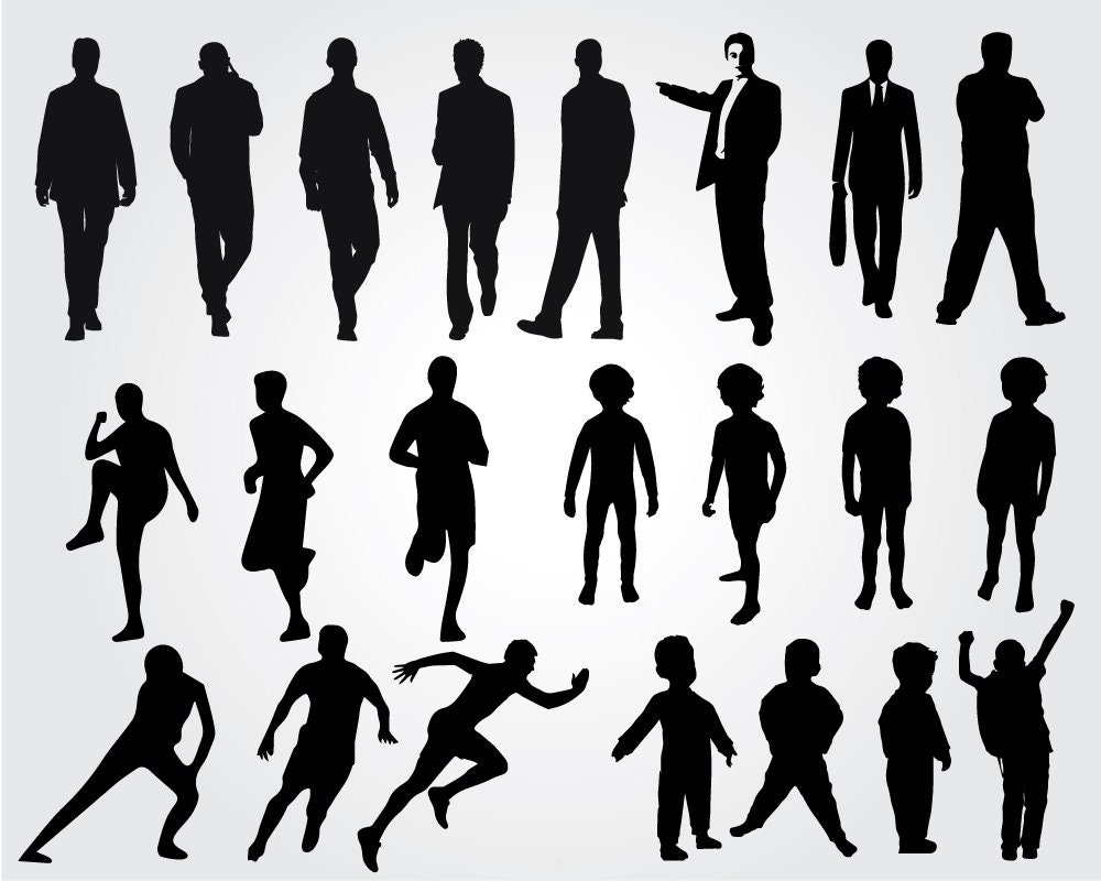 Man Silhouettes Svg, Boy SVG, Black Silhouette Digital Clipart, Body  Silhouette Eps, Man Design Vector, Boy Silhouettes Svg, Png, Eps -   Norway