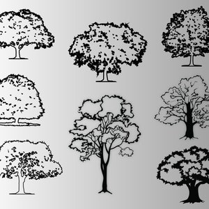 boom overzicht svg, boom clipart, boom vector, boom clipart, boom realistische afbeelding, eik, bos boom, boom met bladeren, boom eps