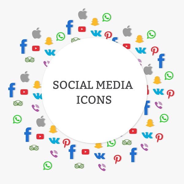 social media icon background, Social Media vector, social media svg, social media eps, whats app clipart, skype icon, twitter icon,
